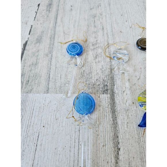 Mini lollipop sucker candy ornament vintage Xmas tree set lot - Picture 4 of 10